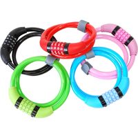 リンエイ ナンバーセットショートワイヤーロック レッド P-4273S（直送品）