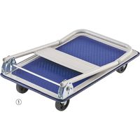 ストア・エキスプレス 折りたたみ式スチール製台車 150kg中静音1台 6301-100 1台 61-660-69-1