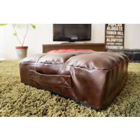 宮武製作所 レザークッション ダークブラウン CN-380_DBR 1個