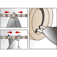IceToolz マスターリンクプライヤー ブラック/シルバー 62D1（直送品）