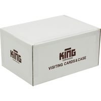 キングコーポレーション A4判名刺 アサギ 薄口 10面付　 1箱(500枚入) 208071（直送品）