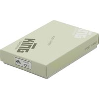 キングコーポレーション はがき 123　100枚入×10箱 210103（直送品）