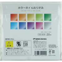 キングコーポレーション カラーホイルおりがみ 20枚入×30パック KS101162（直送品）