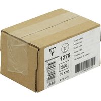 キングコーポレーション ポレン 70×95mm カード 210g/平方m ライラック　25枚入×10パック QJCF1278（直送品）