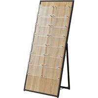 ストア・エキスプレス ウッドカタログスタンド ラスティック 2列 7011-1410（直送品）