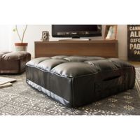 宮武製作所 レザークッション ブラック CN-380_BK 1個