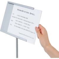 林製作所 案内板 A5簡易タイプ YS-232 1台 幅220×奥行190×高さ960mm 掲示板 ディスプレイスタンド