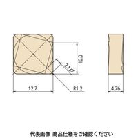 日本特殊陶業 TAチップ SNGF120412TRCーC SP9 SNGF120412TRC-CSP9 1セット(10個)（直送品）