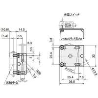 アズビル 標準ブラケット HPーB10 HP-B10 1セット(10個)（直送品）