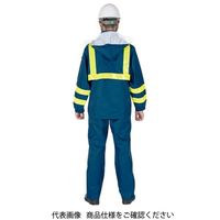 ジンナイ 8898 高視認スプルースレインスーツ ネイビー 5L 8898-NVY-5L 1着（直送品）