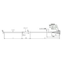 アズビル シース形測温抵抗体リード線付温度センサ YYM1PN3205010A00 1個（直送品）