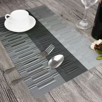 創コミュニケーションズ ランチョンマット 竹林柄＜4枚セット・ブラック＞ HJM-100168（直送品）