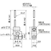 アズビル 補助アクチュエータ 6PAーJ176 1セット(2個)（直送品）