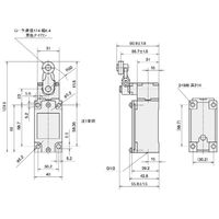 アズビル リミットスイッチ(接点強制開離機構付) LJA10ー11A21N 1個（直送品）