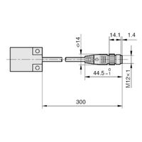 アズビル 直流2線式角形近接スイッチ FL2Sー4J6HDーCN03 1個（直送品）