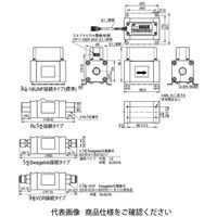 アズビル マスフローメータ 水素・ヘリウムガス対応モデル CMS2000BTSH210100 1個（直送品）