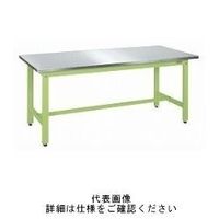 サカエ 軽量作業台(KKタイプ/均等耐荷重400kg/ステンレスカブセ天板/H740mm/固定式) KKー59HCSU4 1個（直送品）