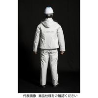 ジンナイ 9097 ナダレス空調服レインスーツ シルバー 5L 9097-SV-5L 1着（直送品）