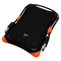シリコンパワー 耐衝撃 ポータブルハードディスク 2TB SP020TBPHDA30S3K（直送品）