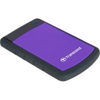 トランセンド 耐衝撃ポータブルハードディスク 4TB パープル TS4TSJ25H3P 1台