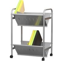 林製作所 ファイルワゴン 2段 幅500×奥行400×高さ780mm YSK-015 1台（直送品）