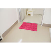 山崎産業 ソフワリッチ マイクロファイバーバスマット抗菌 36×50 トロピカルピンク 5824036050Y8TP 1箱（2枚入）（直送品）