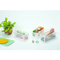 サンコープラスチック フランクバスケット 深型NO1 ホワイト 4973230432667 1セット(20個)