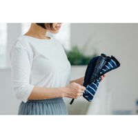 山崎産業 スウスウ 傘ケース抗菌マリンボーダー ネイビー 8273000000Y6NV 1箱（2個入）（直送品）