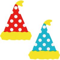 ヘッズ パーティーハットケーキピック/レッド-1 PTH-PC1 1セット（500枚：100枚×5パック）（直送品）