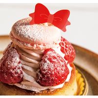 ヘッズ リボンケーキピック/レッド-2 RI-PC2 1セット(300枚:100枚×3パック)