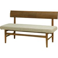 市場 Arbre アルブル ダイニング 4点セット 右肘ベンチ 本体：ブラウン/カバー：ベージュ 1セット（4点入）（直送品）