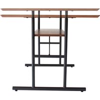 【アウトレット】市場 anthem アンセム LDテーブル 幅1200×奥行750×高さ720mm ブラウン ANT-3049BR 1台（直送品）