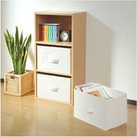 東洋ケース 不織布インナーボックス 3個組 ブラウン FIB-3P-BR（直送品）