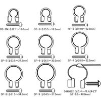 キャットアイ 取付バンド（φ12.7～16.0mm） ブラック BS-3N（直送品）