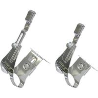 三ヶ島製作所 TOE CLIP ADJUSTABLE シルバー 4560369003402（直送品）