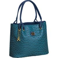 小田清 <ユリ・コジマ>オースト型押し手提げブラウン 6687620（直送品）