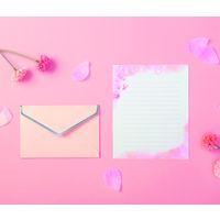 包む スパークリーフラワー レターセット 0-085-2 3セット（直送品）