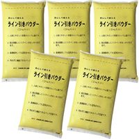 日本理化学工業 ダストレスラインパウダー3キロ×5袋 黄 DLP-15-Y 1箱(5袋入)
