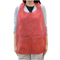 メディテックジャパン エプロン（A）平 ワインレッド 00635668 1200枚（50×24）（直送品）