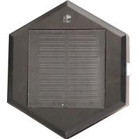 アルミス 人感センサー付きLEDガーデンソーラーライトブラック 67423（直送品）