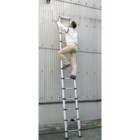 ヨシゼン 伸縮らくらくはしご 高さ2.6M 60297（直送品）
