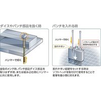 ノックアウトピン ステンレス MSK4-40 オーエッチ工業（直送品）