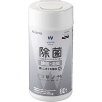 【アウトレット】【Goエシカル】訳あり ウェットティッシュ 除菌 ボトル 80枚 WC-AG80N エレコム 1個