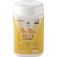 エレコム ウェットティッシュ/汚れ落とし/お得用/ボトル/150枚 WC-AL150N 1個