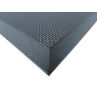 疲労軽減マット穴なし ORTHO MATS グレー 51×61 クリーンテックス・ジャパン（直送品）