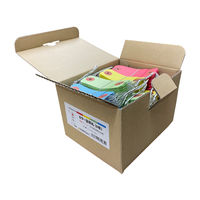 長門屋商店　カラー荷札6号(豆)4色アソート　ニ-5066　4箱（4000枚：4色×各250枚入×4）