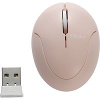 ナカバヤシ “Corot ポケット”超小型無線3ボタンIR LEDマウス/ピンク MUS-RIT159P（直送品）