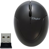 ナカバヤシ “Corot ポケット”超小型無線3ボタンIR LEDマウス/ブラック MUS-RIT159BK（直送品）