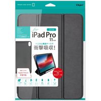 ナカバヤシ iPadPro11用ハニカム衝撃吸収ケース/ブラック TBC-IPP1804BK（直送品）