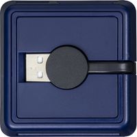 ナカバヤシ USB2.0マルチカードリーダー【CRW-6M73シリーズ】ブルー CRW-6M73BL（直送品）